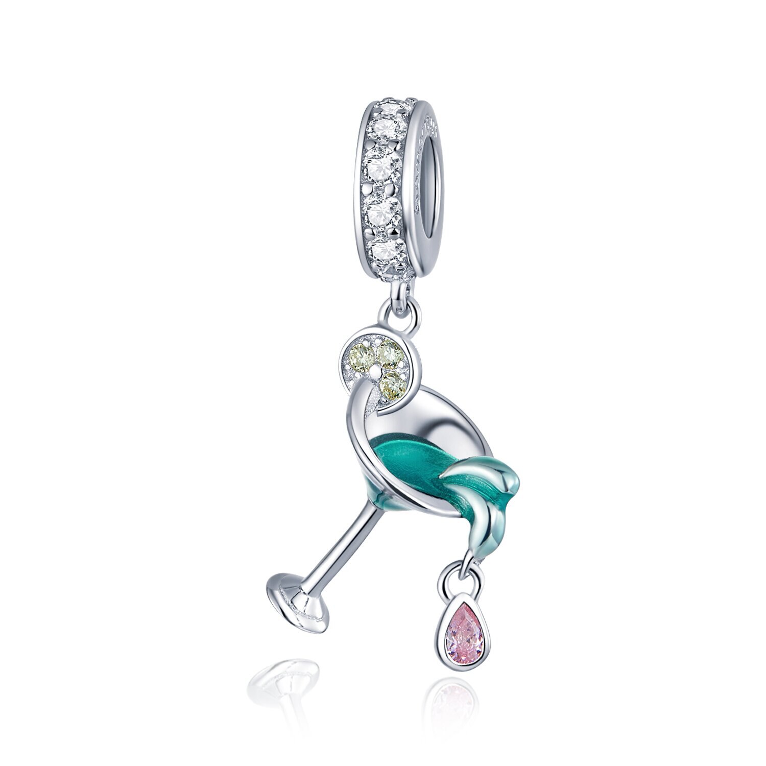 Talisman din argint Cocktail Glass