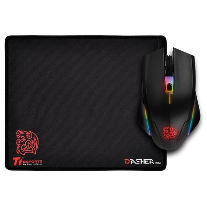 Мишка/Подложка за мишка Gaming Tt eSPORTS Talon Elite, RGB, Черен