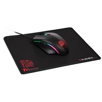 Set mouse gaming si mousepad Tt eSPORTS Talon Elite iluminare RGB negru Set mouse gaming si mousepad Tt eSPORTS Talon Elite iluminare RGB negru
