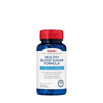 Supliment alimentar pentru reglarea zaharului din sange GNC, Preventive Nutrition® Blood Sugar Formula cu Reducose®, 60 tb Supliment alimentar pentru reglarea zaharului din sange GNC, Preventive Nutrition® Blood Sugar Formula cu Reducose®, 60 tb