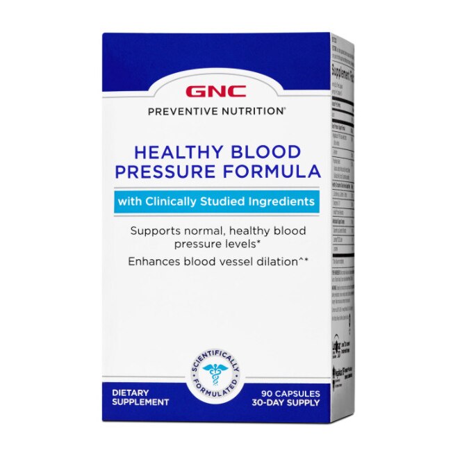 Formula pentru Reglarea Tensiunii Arteriale GNC, Preventive Nutrition® Healthy Blood Pressure Formula, 90 cps