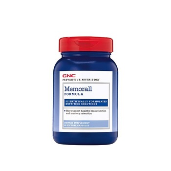 Formula Pentru Sustinerea Memoriei GNC, Preventive Nutrition® Memorall, 60 cps Formula Pentru Sustinerea Memoriei GNC, Preventive Nutrition® Memorall, 60 cps