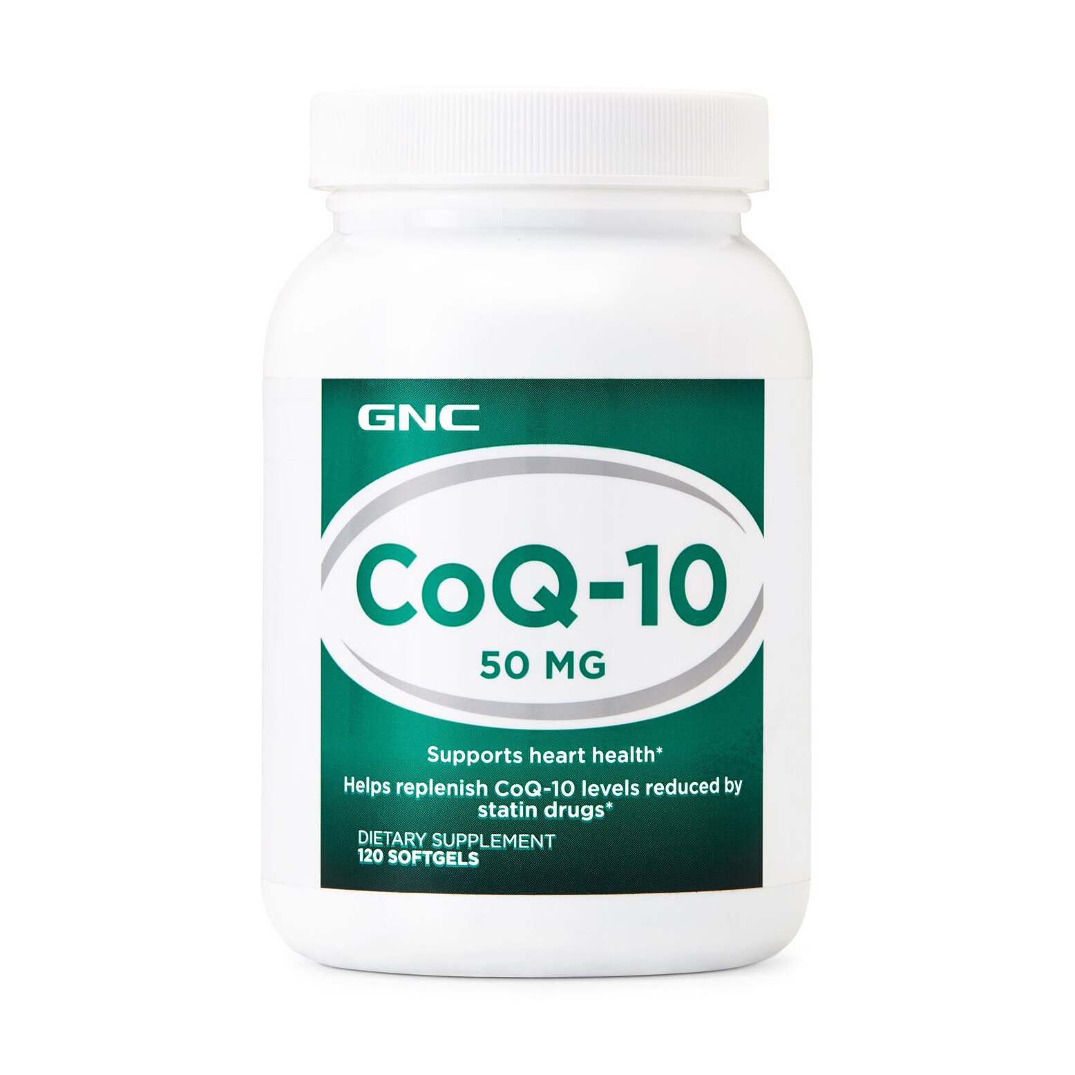 Coenzima CoQ-10 GNC, CoQ-10 Naturala 50 MG, 120 cps