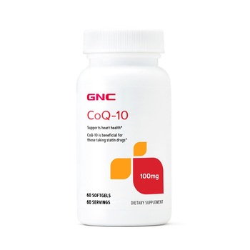 Coenzima Q-10 GNC, CoQ-10 Naturala100 mg, 60 cps Coenzima Q-10 GNC, CoQ-10 Naturala100 mg, 60 cps