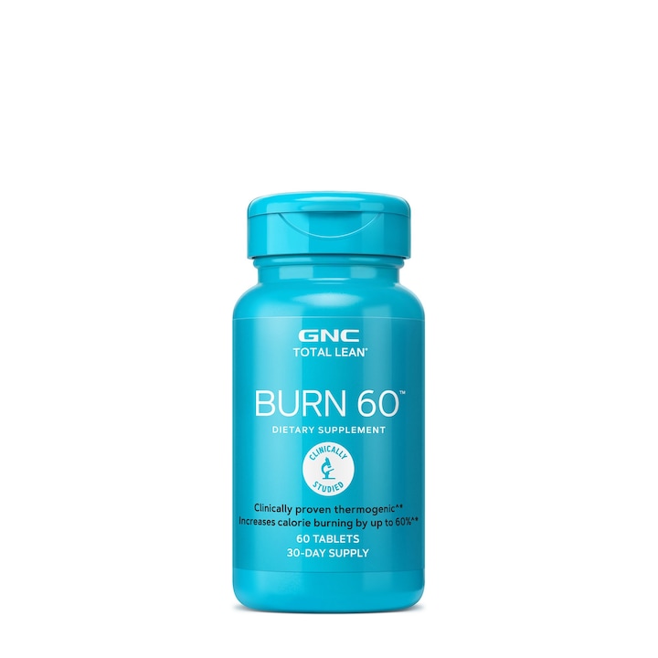 Formula Termogenica Pentru Stimularea Metabolismului GNC, Total Lean® Burn, 60 tb