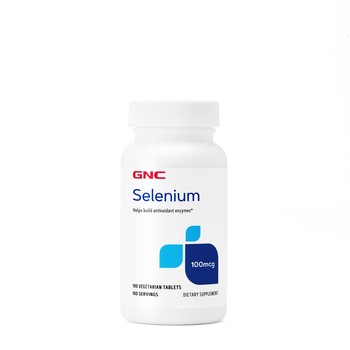 Supliment alimentar Seleniu 100 mcg GNC, 100 tb Supliment alimentar Seleniu 100 mcg GNC, 100 tb