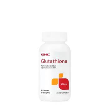 Supliment alimentar L-Glutathione 500 mg GNC, 60 cps Supliment alimentar L-Glutathione 500 mg GNC, 60 cps