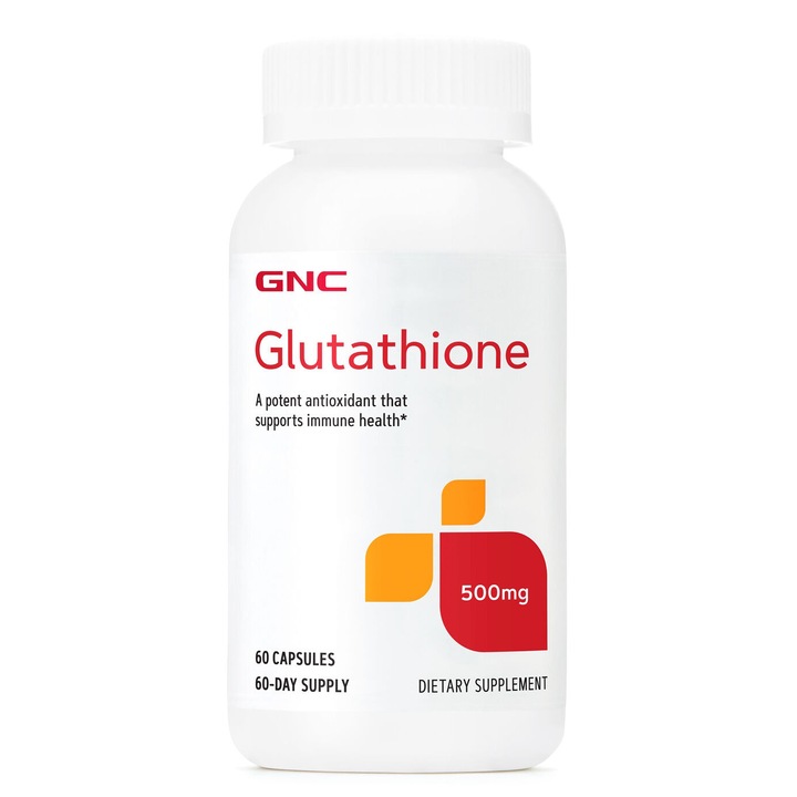 GNC L-Glutathione 500 mg, L-Glutation, 60 cps