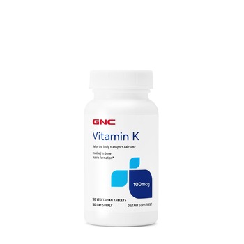 Vitamina K GNC 100 mcg, 180 tb Vitamina K GNC 100 mcg, 180 tb