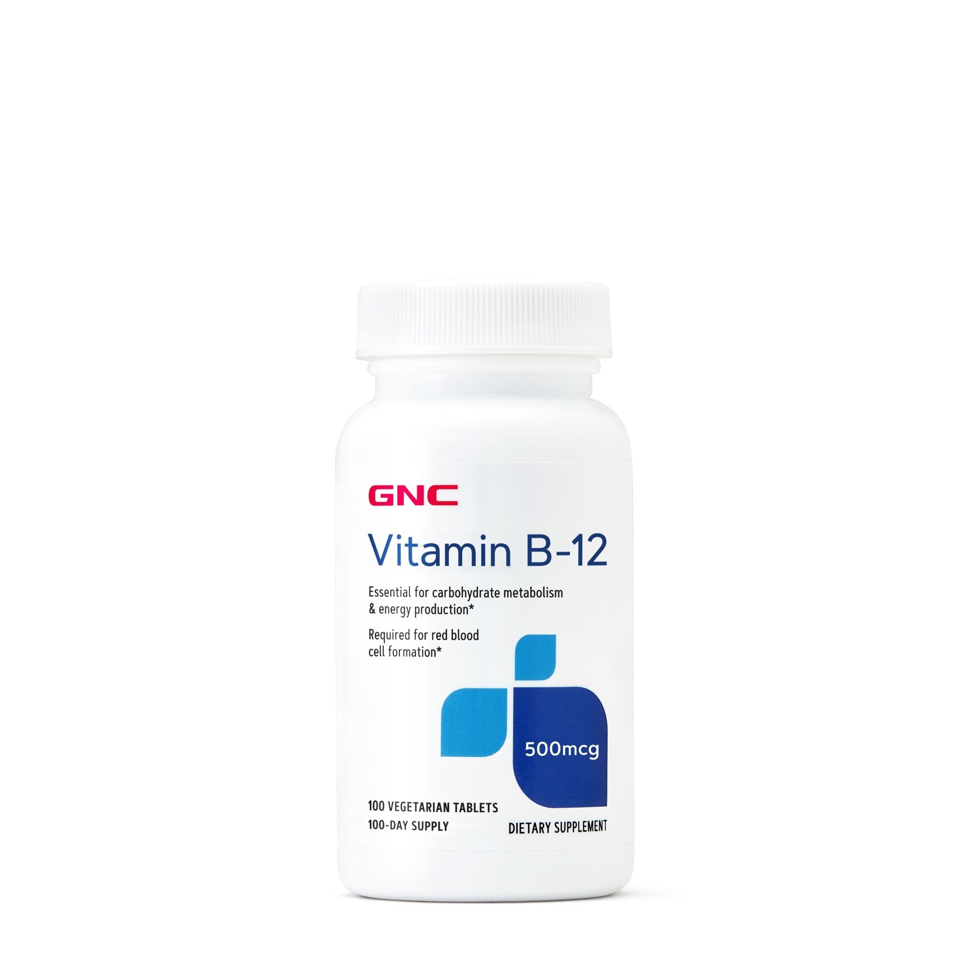 Vitamina B-12 GNC 500 mcg, 100 tb