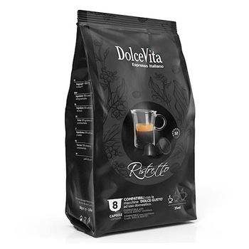 Capsule Dolce Vita Ristretto 8 bucati Compatibile Dolce Gusto, 60 g Capsule Dolce Vita Ristretto 8 bucati Compatibile Dolce Gusto, 60 g