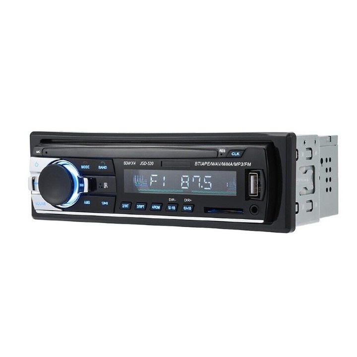 Radio MP3 player 1DIN, cu casetofon auto, Bluetooth, USB, card SD, Radio, 4x60W