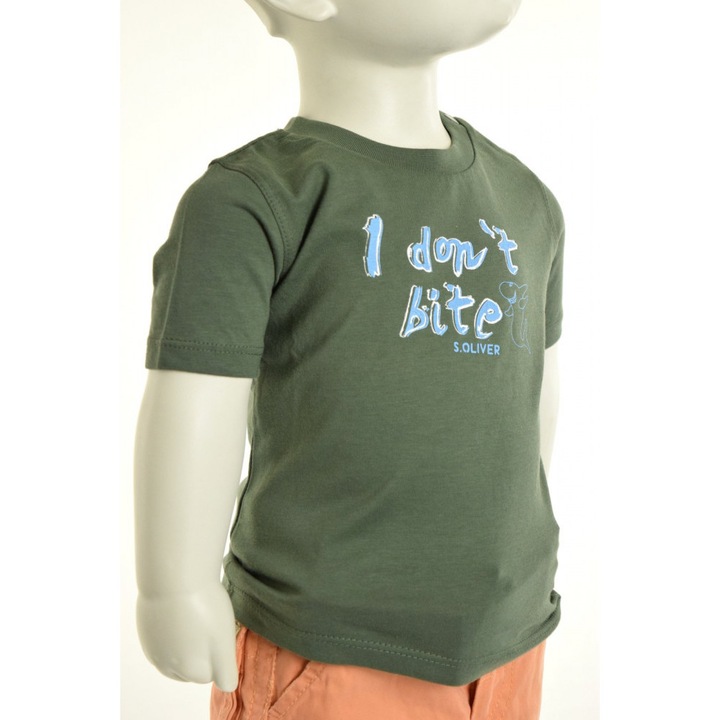 Tricou pentru copii, s.Oliver, Bumbac, 6 luni, 68 cm, Verde