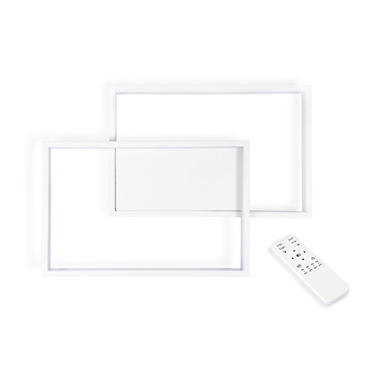 Galaxis Polaris fehér LED távirányítós mennyezeti lámpa 45W