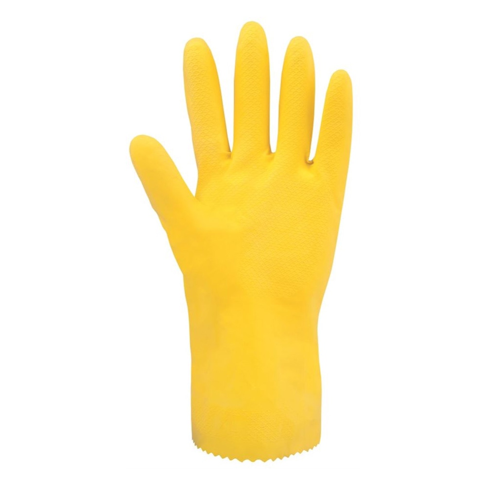 Manusi de protectie antichimice latex Stanley - galben, culoare galben, marimea L