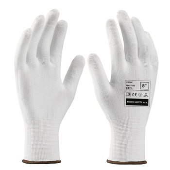 Manusi de protectie textile Proof, culoare alb, marimea 6 Manusi de protectie textile Proof, culoare alb, marimea 6