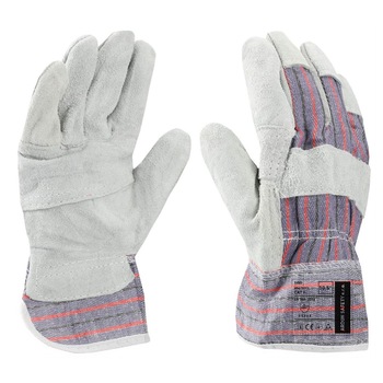 Manusi de protectie din spalt bovina Gino 3122X, culoare gri - mov, marimea 10 Manusi de protectie din spalt bovina Gino 3122X, culoare gri - mov, marimea 10