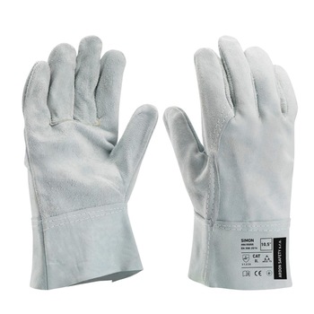 Manusi de protectie din piele spalt bovina Simon - gri 3122X, culoare gri, marimea 10 Manusi de protectie din piele spalt bovina Simon - gri 3122X, culoare gri, marimea 10