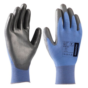 Manusi de protectie cu palma imersata in poliuretan Lite Touch - albastru - 3121X, culoare albastru, marimea 11 Manusi de protectie cu palma imersata in poliuretan Lite Touch - albastru - 3121X, culoare albastru, marimea 11
