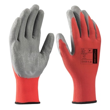 Manusi de protectie cu palma imersata in latex Blade - 2121X, culoare rosu, marimea 9 Manusi de protectie cu palma imersata in latex Blade - 2121X, culoare rosu, marimea 9