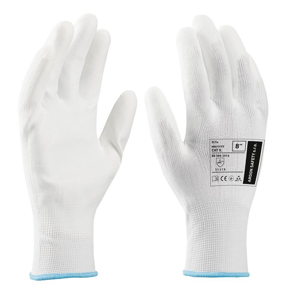 Manusi de protectie imersate in poliuretan XC7e - alb - 3131X, culoare alb, marimea 9
