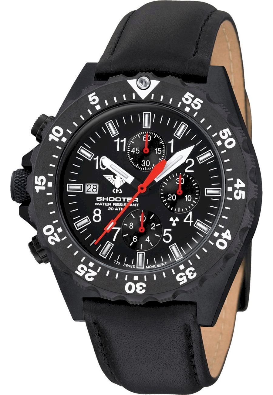 Ceas barbati, KHS, Analog, Negru