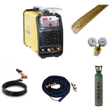 Pachet complet sudura TIG DC, format din: DIGITAL TIG 201 PULSE DC, 200A, 230 V, accesorii sudura TIG incluse, Butelie argon 8l, reductor presiune Intensiv, baghete otel 1kg-1.6mm Pachet complet sudura TIG DC, format din: DIGITAL TIG 201 PULSE DC, 200A, 230 V, accesorii sudura TIG incluse, Butelie argon 8l, reductor presiune Intensiv, baghete otel 1kg-1.6mm
