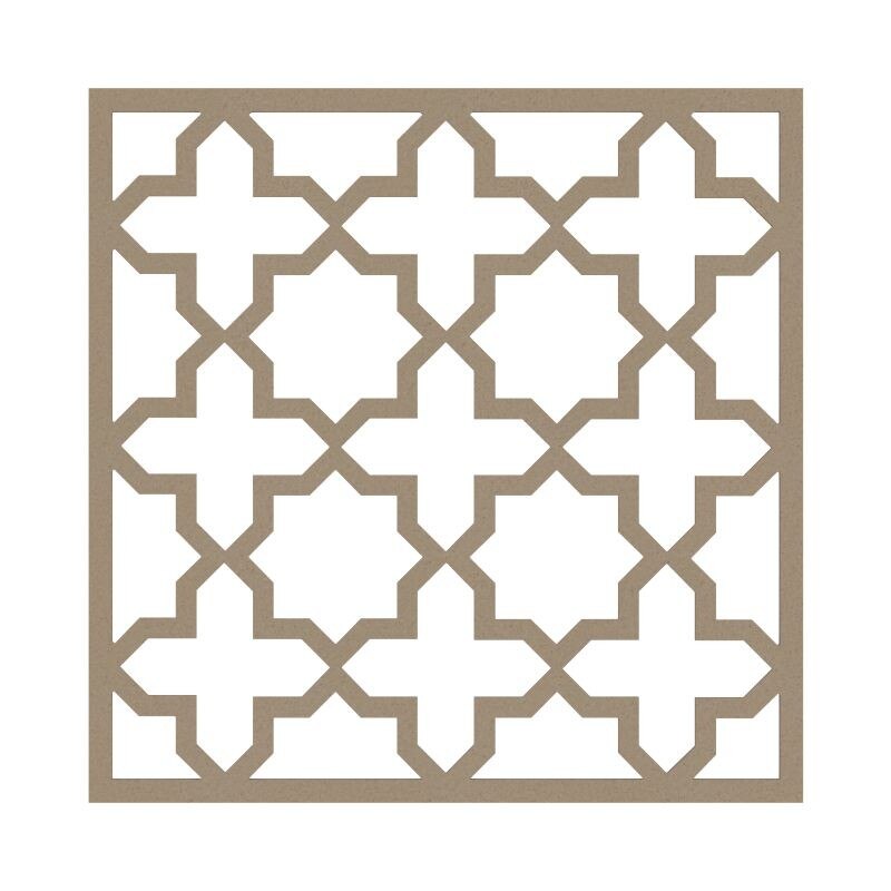 Panou decorativ de separare patrat, 50 x 50 cm, PDP010