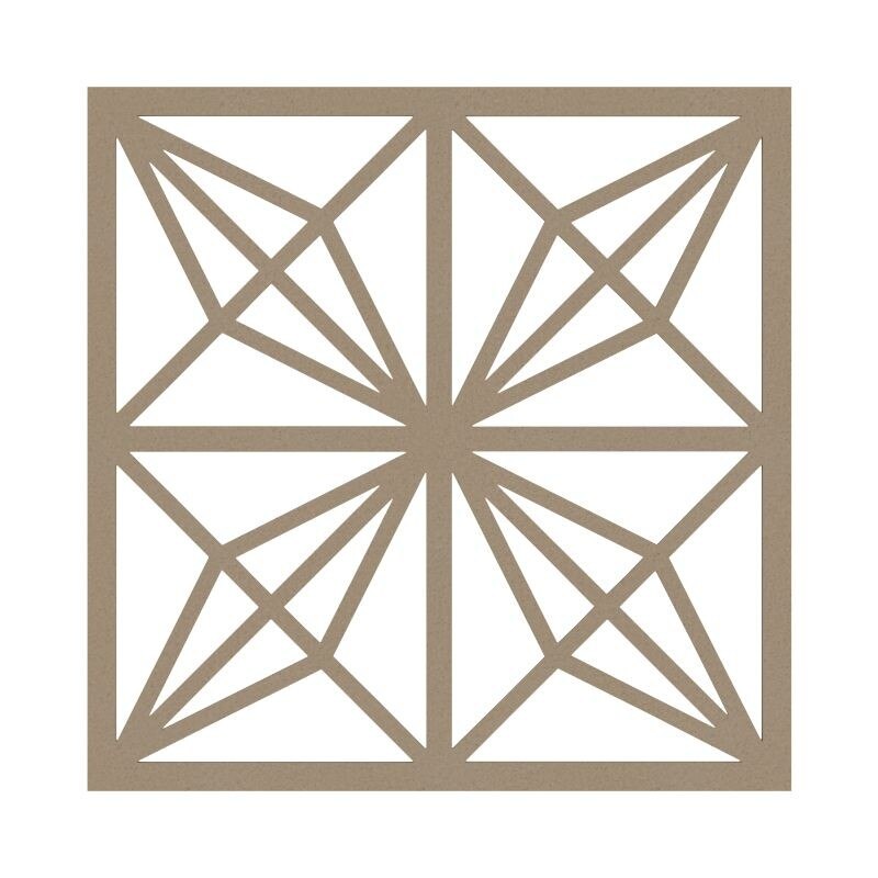 Panou decorativ de separare patrat, 50 x 50 cm, PDP017