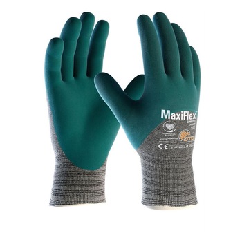 Manusi de protectie MaxiFlex Comfort 3/4 - 4121 (34 925), culoare gri - verde, marimea 7 Manusi de protectie MaxiFlex Comfort 3/4 - 4121 (34 925), culoare gri - verde, marimea 7
