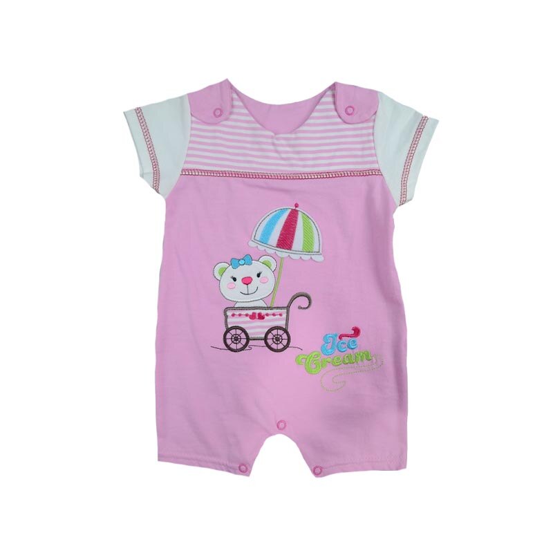 Salopeta de vara pentru fete Koala Ice Cream 04-372-74 cm, Roz 74 CM