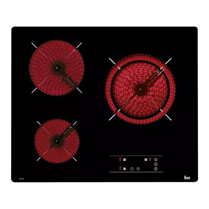 Plita Incorporabila Teka TB 6310, Electrica, 3 Zone, 60 cm, Negru