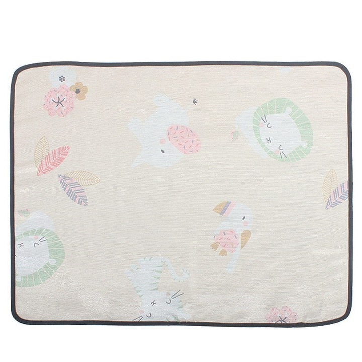 patut de vara pentru caini si pisici 70x53 cm alb-crem imagen 5_0_
6