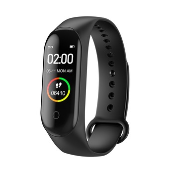 Bratara Fitness Fit Band 4, Sport Band, bluetooth, ritm cardiac, monitorizarea presiunii arteriale, ceas, pedometru, 0.96 inch ecran color, negru Bratara Fitness Fit Band 4, Sport Band, bluetooth, ritm cardiac, monitorizarea presiunii arteriale, ceas, pedometru, 0.96 inch ecran color, negru