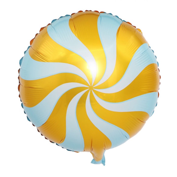 Cukorka fólia lufi, sárga