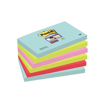 Notite adezive cub 76*127mm, Super Sticky culori intense 450 file Notite adezive cub 76*127mm, Super Sticky culori intense 450 file