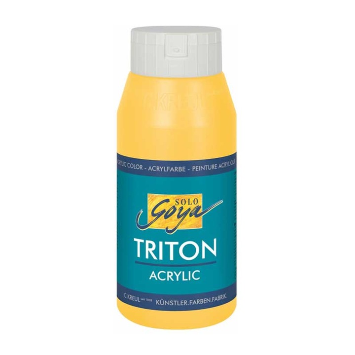 Akril szín, Triton Acrylic 750ml, 35 kadmium sárga