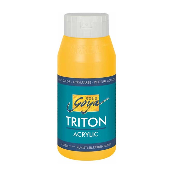 Akril szín, Triton Acrylic 750ml, 10 kukorica sárga