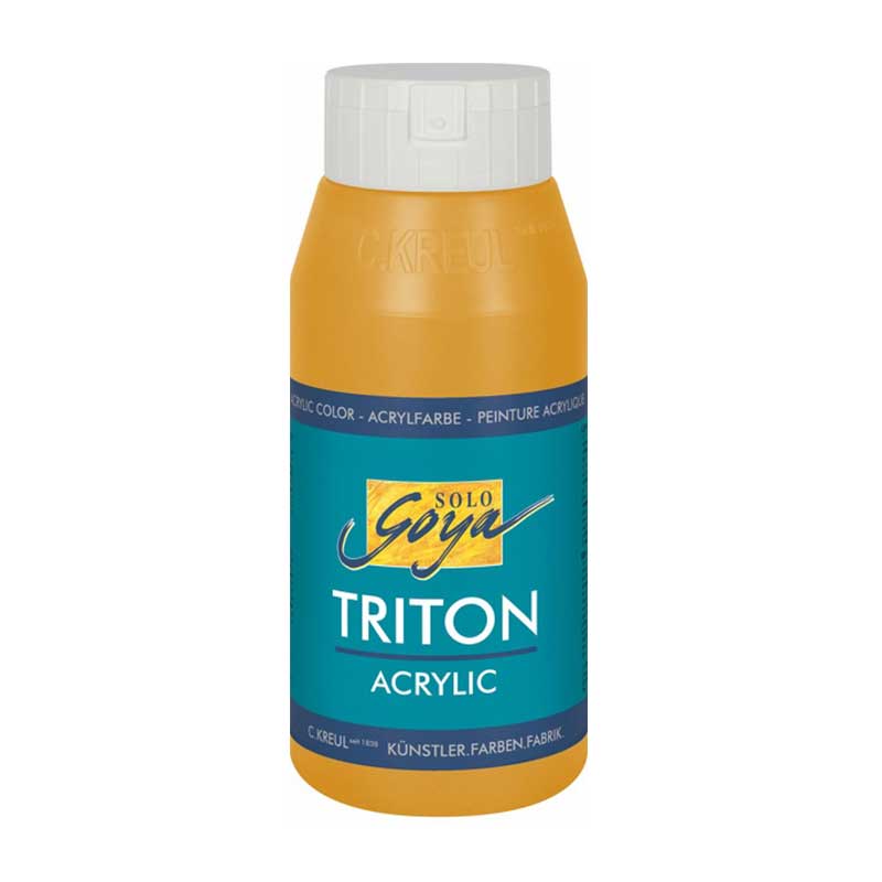 Culoare acrilica, Triton Acrylic 750ml, 04 Brilliant Ocher Light