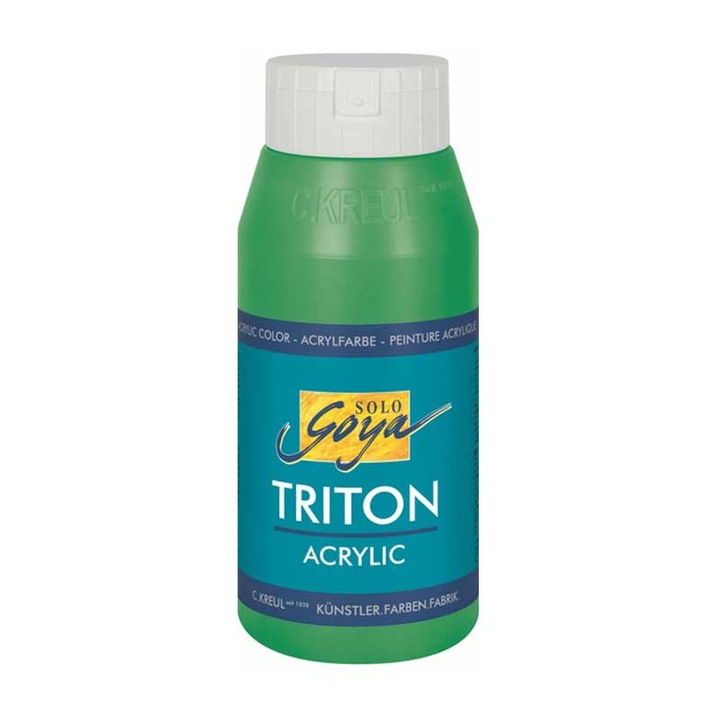 Akril szín, Triton Acrylic 750ml, 06 Permanent Green