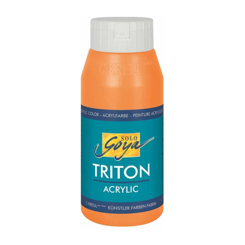 Culoare acrilica, Triton Acrylic 750ml, 02 Genuine Orange