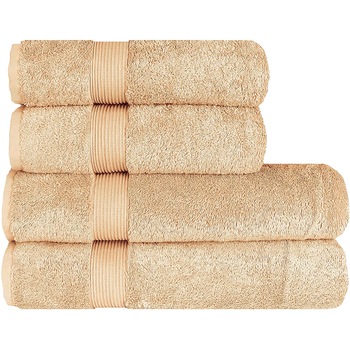 Set prosoape de lux 4 bucati - 2 prosoape de baie 70x140 cm si 2 prosoape 50x100 cm din bumbac 100% turcesc, 600 g/m², calitate premium, culoare cappuccino Set prosoape de lux 4 bucati - 2 prosoape de baie 70x140 cm si 2 prosoape 50x100 cm din bumbac 100% turcesc, 600 g/m², calitate premium, culoare cappuccino