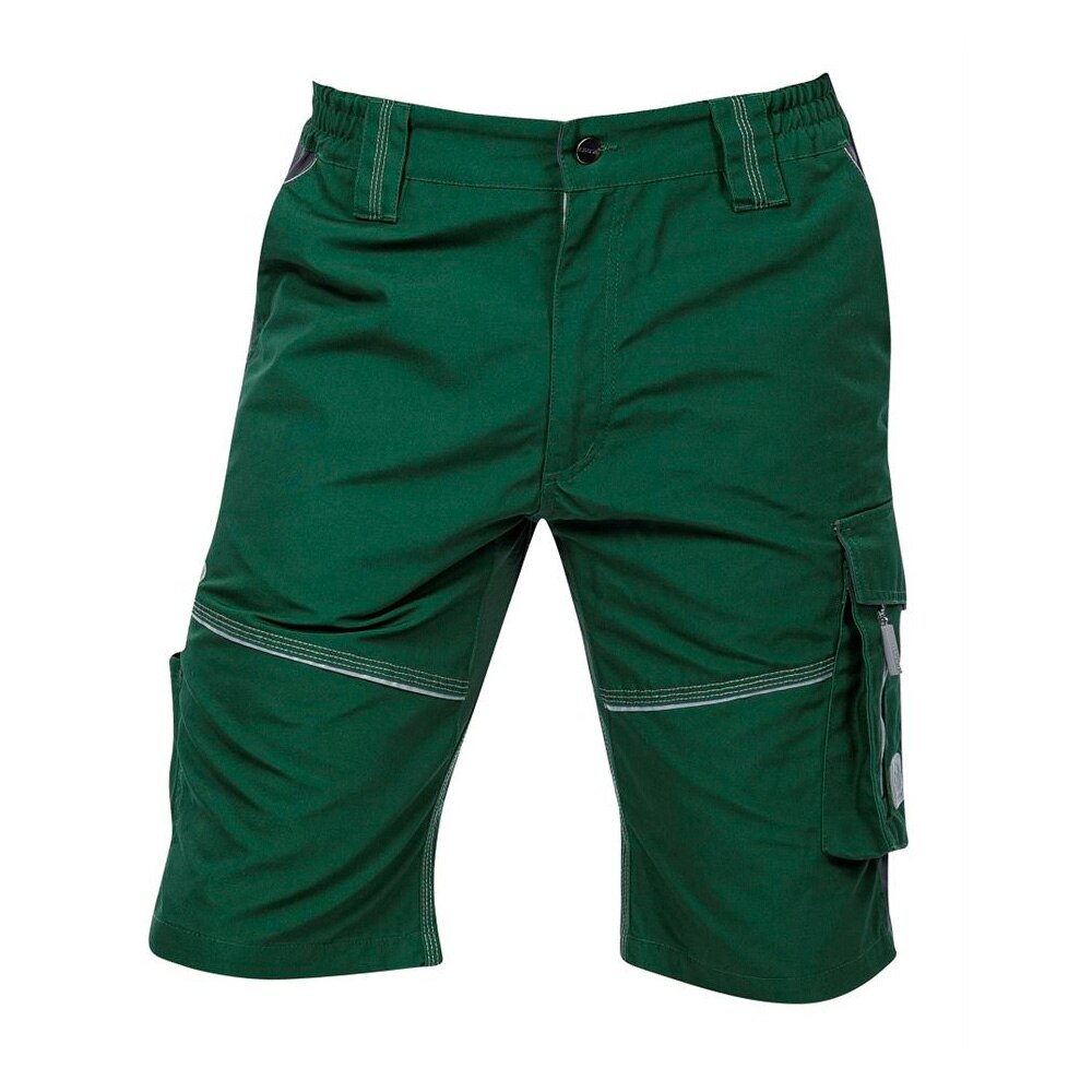 Pantaloni de lucru scurti hidrofobizati URBAN+, culoare verde, marimea 48