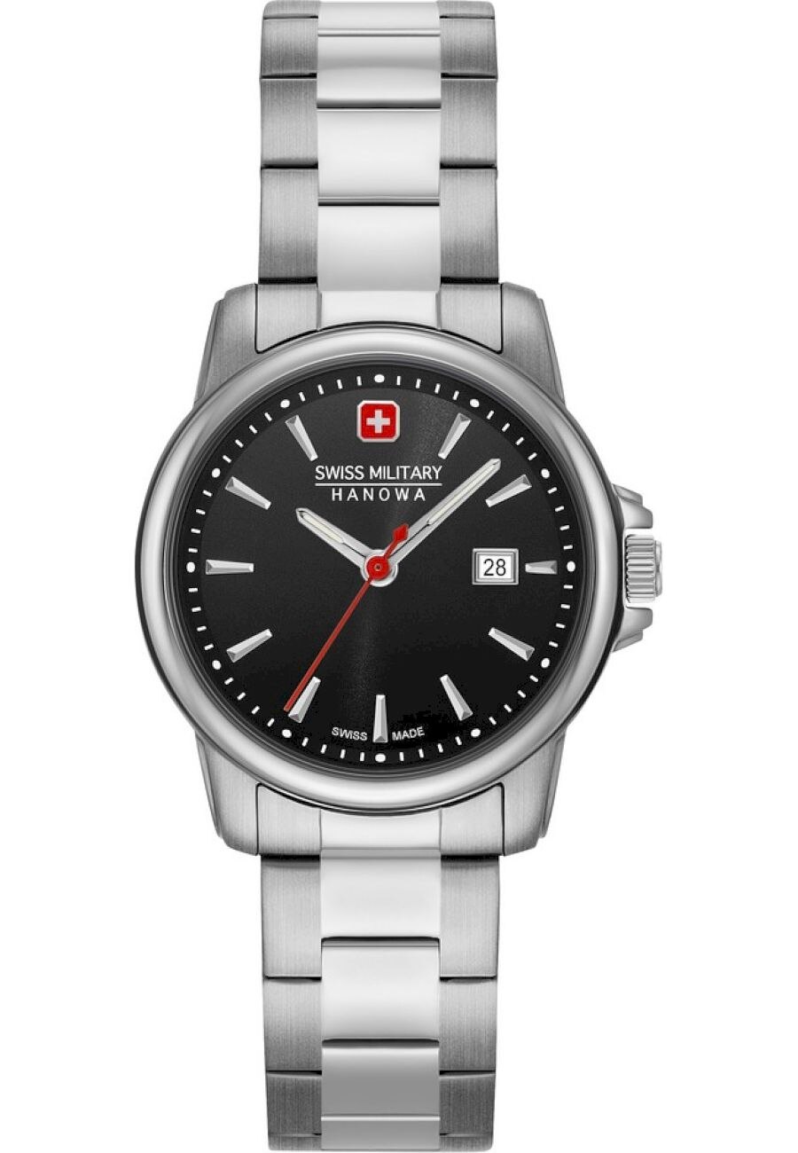Ceas dama Swiss Military HANOWA, 32 mm, Argintiu