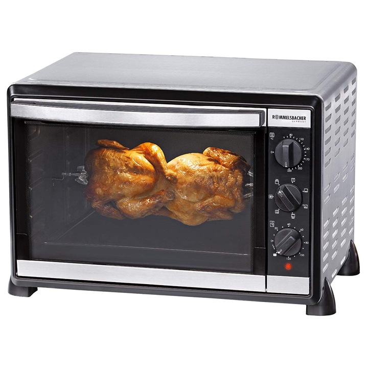 Cuptor electric Rommelsbacher BG 1805/E, 1800W, 42l, Negru