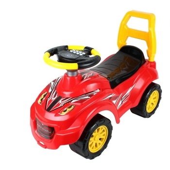 Masinuta muzicala rosie fara pedale Fulger, Technok, 67 х 29 х 46 cm Masinuta muzicala rosie fara pedale Fulger, Technok, 67 х 29 х 46 cm