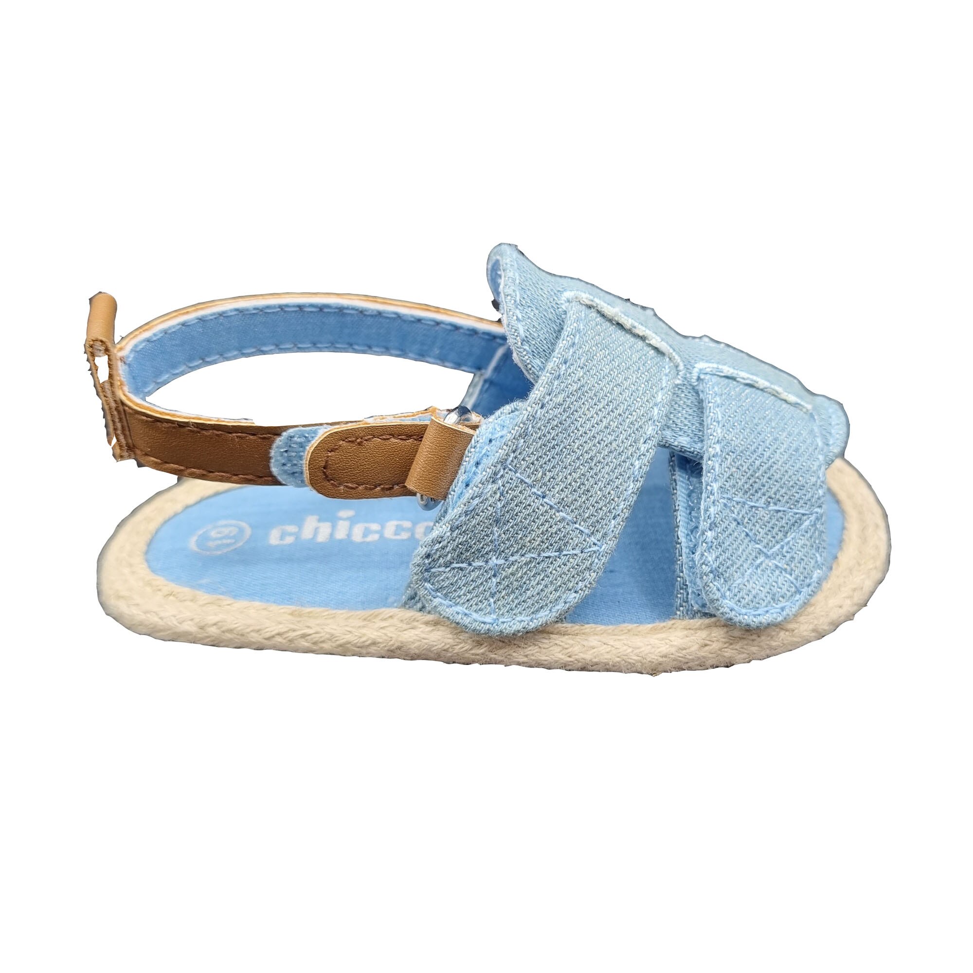 Sandale din denim, Chicco, albastru