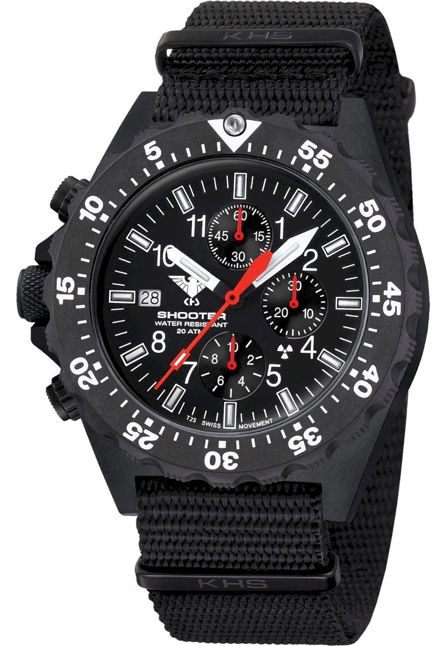 Ceas barbati, KHS, Analog, Negru