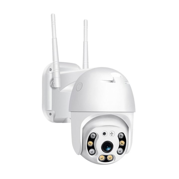 Vezeték nélküli kültéri otthoni biztonsági éjjel látó megfigyelő WiFi IP Onvif IP66 kamera
