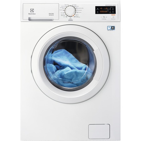 Masina de spalat rufe cu uscator Electrolux EWW1685W, Spalare 8 Kg, Uscare 4 Kg, 1600 rpm, Clasa E, DualCare, TimeManager, OptiSense, Motor Inverter, Alb